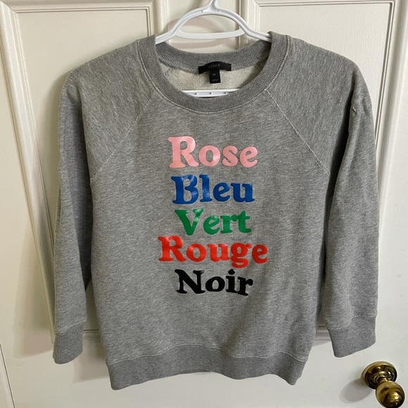 Cute J Crew Sweatshirt - Picture 1 of 4